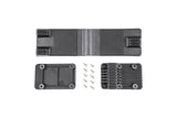 Black Topeak Spare Pakgo X bike case hinge replacement, durable and easy to install accessory for bike storage.