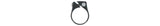 Bontrager Carbon Friendly Seatpost Clamp for bike seatpost, made of lightweight carbon, secure and durable bicycle component.