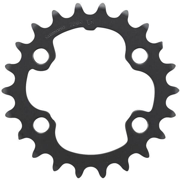 Shimano CUES FC-U6000-2 double chainring 22T for 36-22T 11/10/9-speed mountain bike component.