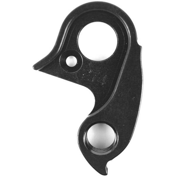 Wheels Manufacturing replaceable derailleur hanger dropout for bike components, CNC machined metal part compatible with mountain bikes.