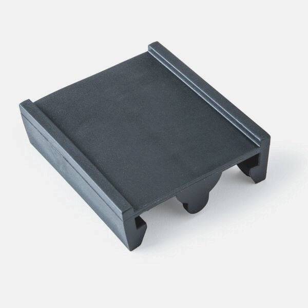 Park Tool 1971 clamp adapter for D-profile seatposts, used as a workshop repair stand accessory in bicycle maintenance.