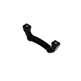 Hope Mount J-Post caliper mount for IS brake systems, black, bike component designed for secure brake attachment.