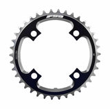 FSA DH MTB 1x10 chainring in black with 104x38T teeth, 4-hole mount, designed for downhill mountain biking components