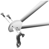M Part bike gear hanger, durable replacement component for various bike brands, shown installed on a bicycle drivetrain.