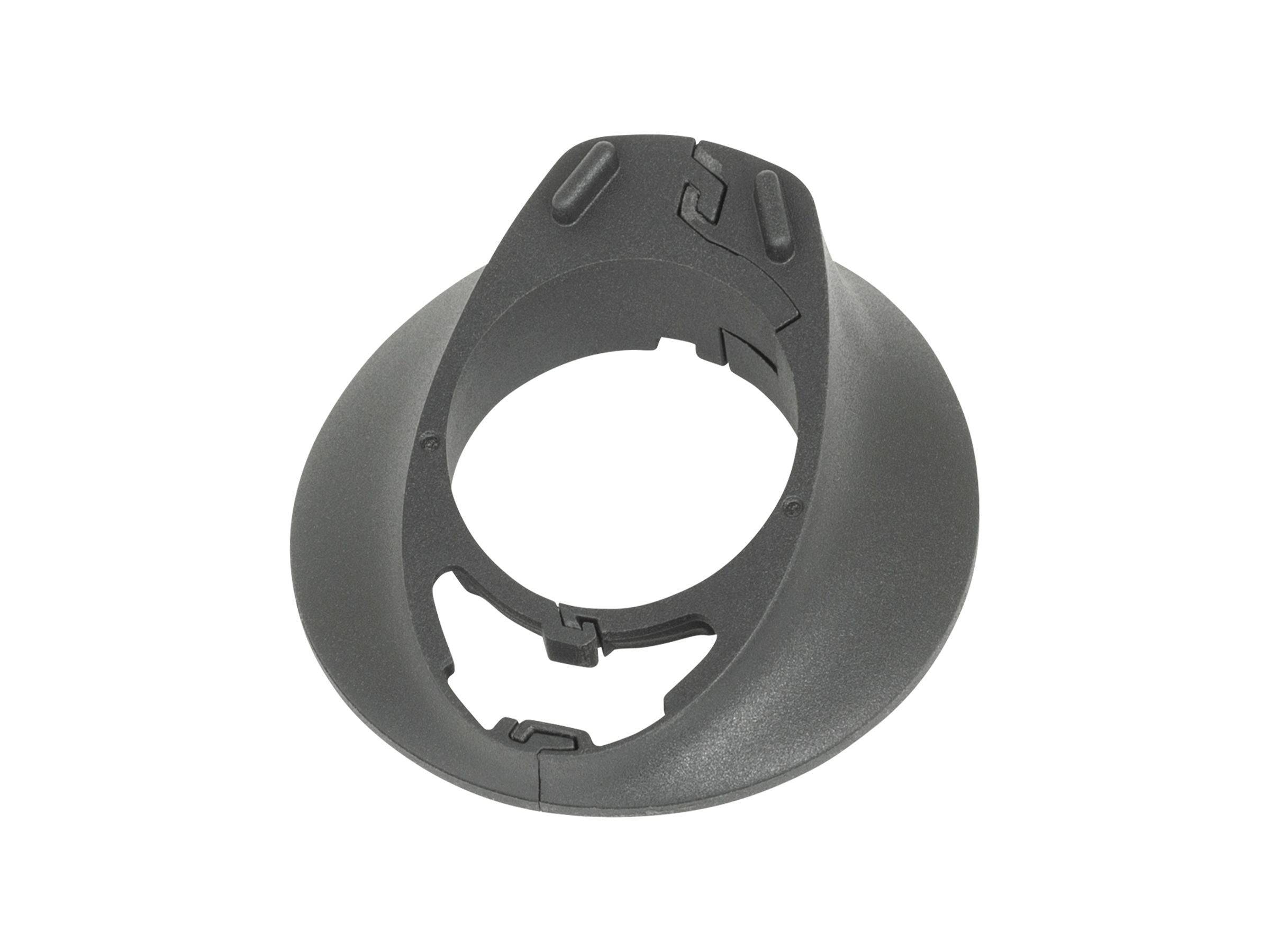 Trek RCS Pro stem 2-piece bearing top cover in black for headtube assembly, showing close-up of the component.