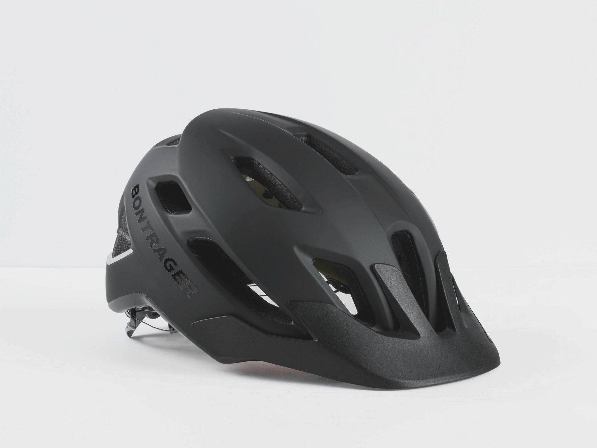 Bontrager Quantum Mips bike helmet with BOA fit system and advanced ventilation for enhanced safety and comfort during cycling.