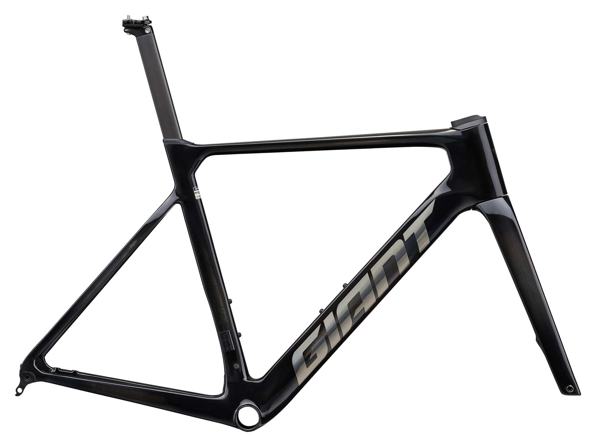 Giant Propel Advanced Pro-FF road bike frameset with aerodynamic design and disc brake compatibility, shown in the image.