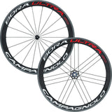 Campagnolo Bora Ultra 50 tubular road bike wheels with AC3 braking technology, lightweight aerodynamic cycling components.