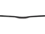Bontrager Comp 31.8 MTB handlebar with adjustable width and brake lever positioning, shown with mounted brake levers and grips.