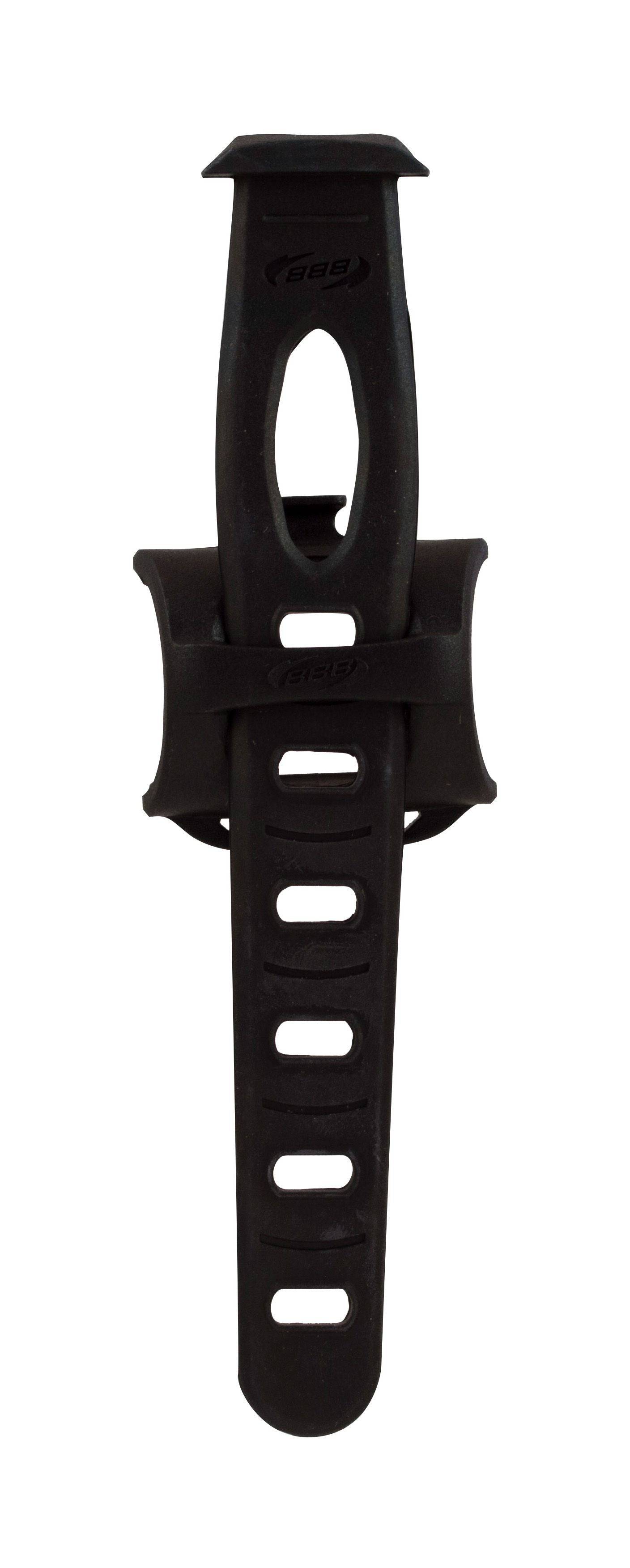 BBB BMP-51C bike pump bracket system with durable straps for secure mounting on bike frame or accessories.