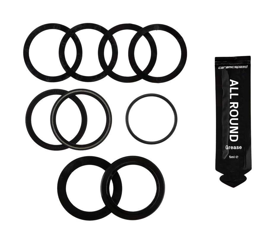 CeramicSpeed 46mm Cup and T4768 30mm Bottom Bracket Service Kit for PF4630 T47-68 BB30 bicycle components.