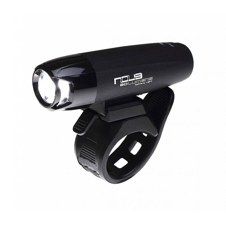 Moon Sport Nova and Pulsar bike light set with quick release brackets, featuring 100lm and 25lm LED lights for cycling visibility