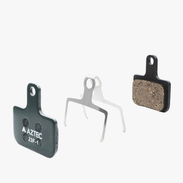 Aztec e-bike disc brake pads for Sram DB1, DB3, and DB5, showing durable, high-performance brake components for bicycle maintenance.