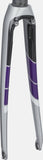Trek Domane SL 5 women's 700C road bike forks, lightweight bike components for precise steering and smooth ride.