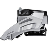 Shimano Altus FD-M2020 9-speed front derailleur with double top swing and dual pull for mountain bike components.