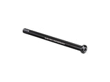 Bontrager Switch Lever Rear Thru-Axle 180.5mm black with hex key for bike component installation.
