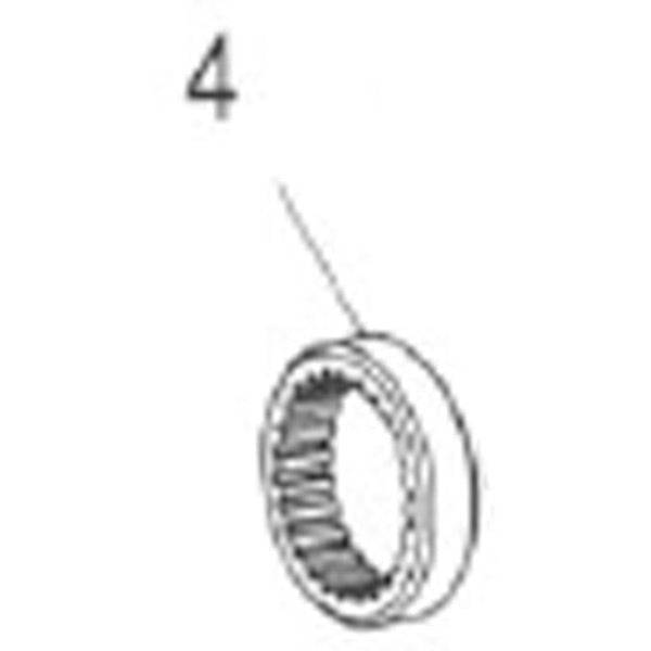 DT Swiss M34 x 1 mm steel external screw thread ring nut for 340 and 540 ratchet hubs, component part for bike maintenance