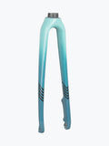 Trek Crockett 700C road bike forks with magenta mulberry fade finish, lightweight bike component for road cycling.