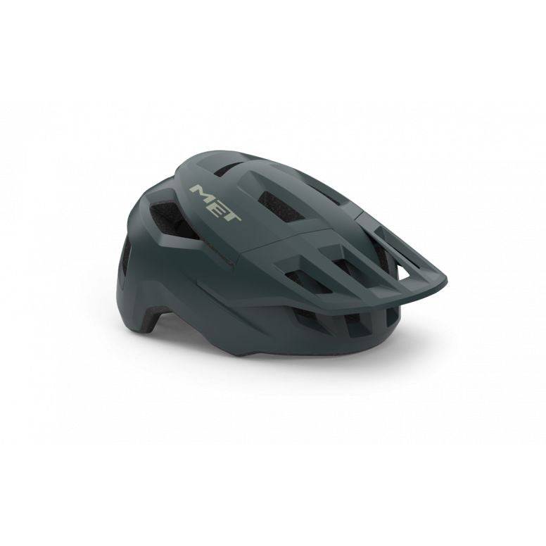MET Shelter MIPS MTB helmet with ventilation and advanced brain protection, shown in a side view, designed for mountain biking.