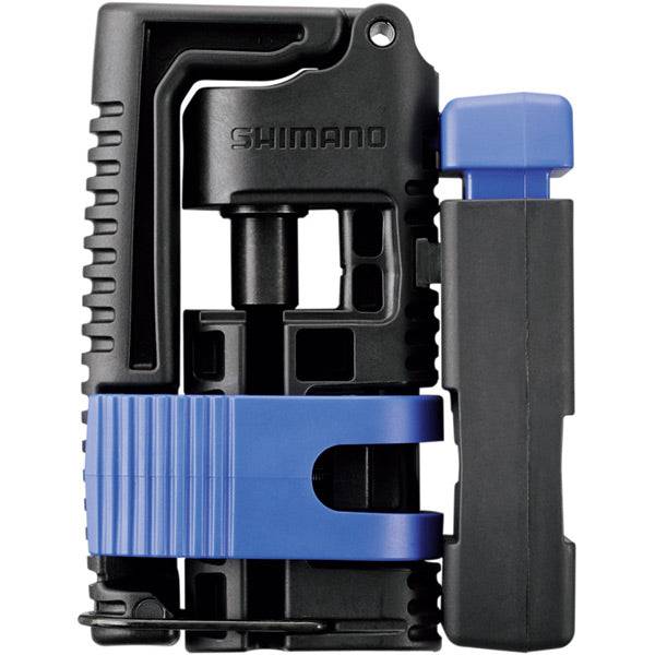 Shimano Workshop TLBH62 disc brake hose cut and set tool for 2.1-2.3mm hoses, used for precise bike brake maintenance.