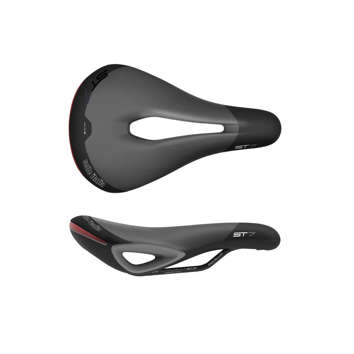 Selle Italia ST7 Vision Superflow Commuter Saddle: BLACK L3 | Swinnerton Cycles