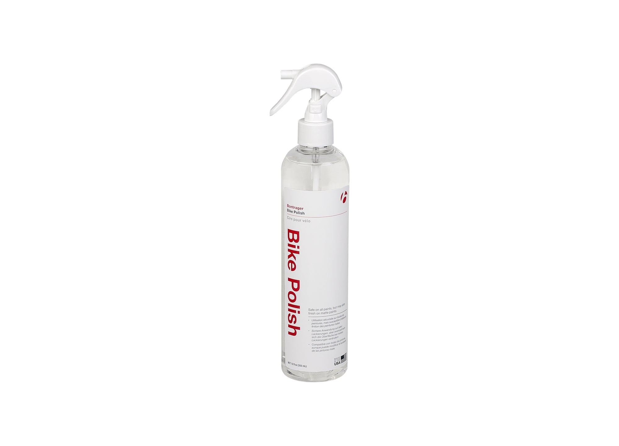 Bontrager Bike Polish White 12oz (355mL), Spray | Swinnerton Cycles