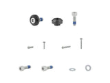 Black Trek Fetch+ 4 child seat mounting knob for secure attachment of bike seat, shown against a neutral background.