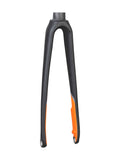 Trek Emonda SLR 7 Disc road bike fork with 700C wheels, designed for precise steering and control on high-performance cycling.