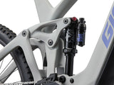 Giant Reign Advanced E+ 2 2026 e-Mountain Bike with full suspension, black frame, and SyncDrive Pro 3 motor for off-road riding.
