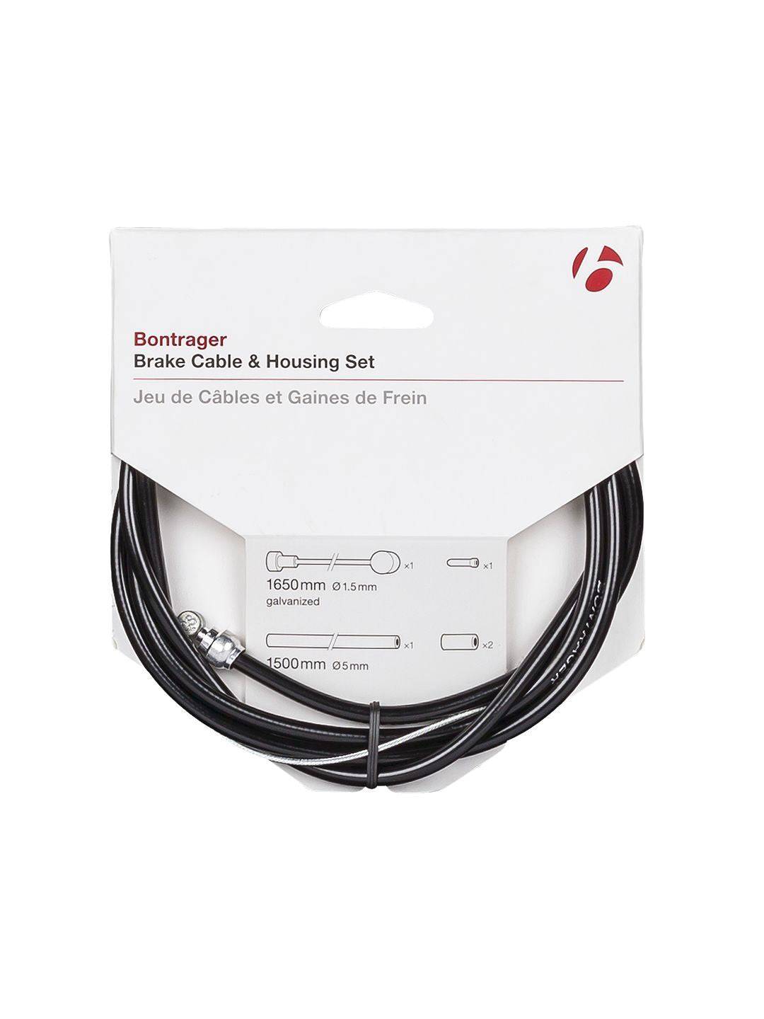 Bontrager Brake Cable & Housing Set Black One size | Swinnerton Cycles