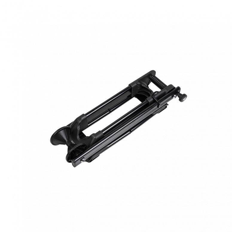 Topeak Line Up II folding bike stand in black for 20-29 inch wheels with locking mechanism, accessory for bike stability
