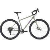 Genesis Vagabond gravel bike with 29er wheels and Sram Apex drivetrain, suited for touring and commuting, shown from side view.