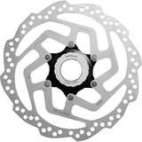 Shimano Tourney SM-RT10 disc brake rotor for resin brake pads, center-lock design, bicycle cycling component.