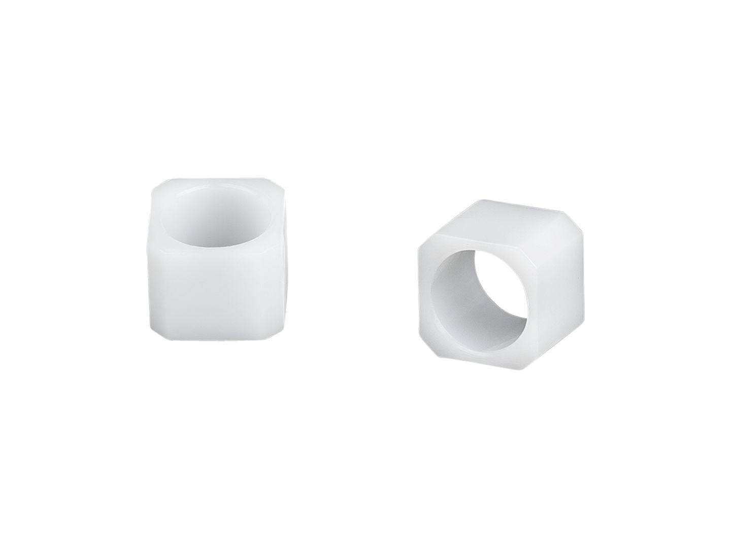 Trek Supercaliber 29 mid-strut anti-rotation bushings for suspension upgrade, close-up of bike component parts.