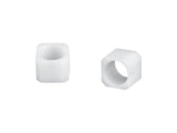 Trek Supercaliber 29 mid-strut anti-rotation bushings for suspension upgrade, close-up of bike component parts.
