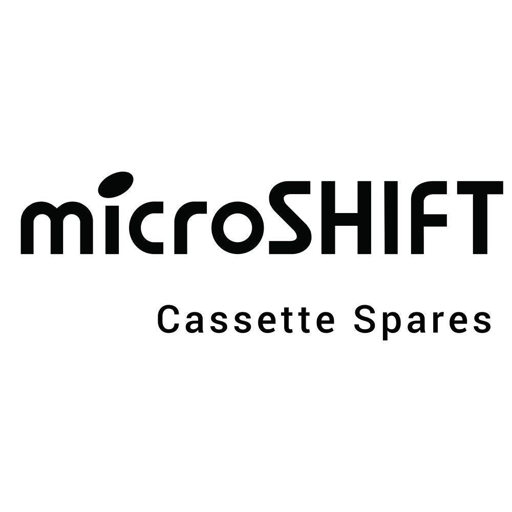 MicroSHIFT cassette spares and accessories for smooth gear shifting, showing replacement components for bicycle gear systems.