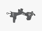 Black Trek BCM mounting bracket for secure bike component installation, designed for easy attachment and stability.