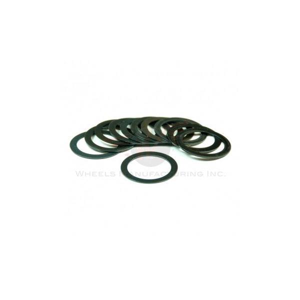 Wheels Manufacturing 30mm crank spacers, 0.5mm thickness, pack of 10 for PF30, BB30, BBRight, 386 Evo bike components