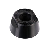Demolition BMX rear hub cone nut replacement part for BMX wheels, showing a metal cone nut with threading and branding.