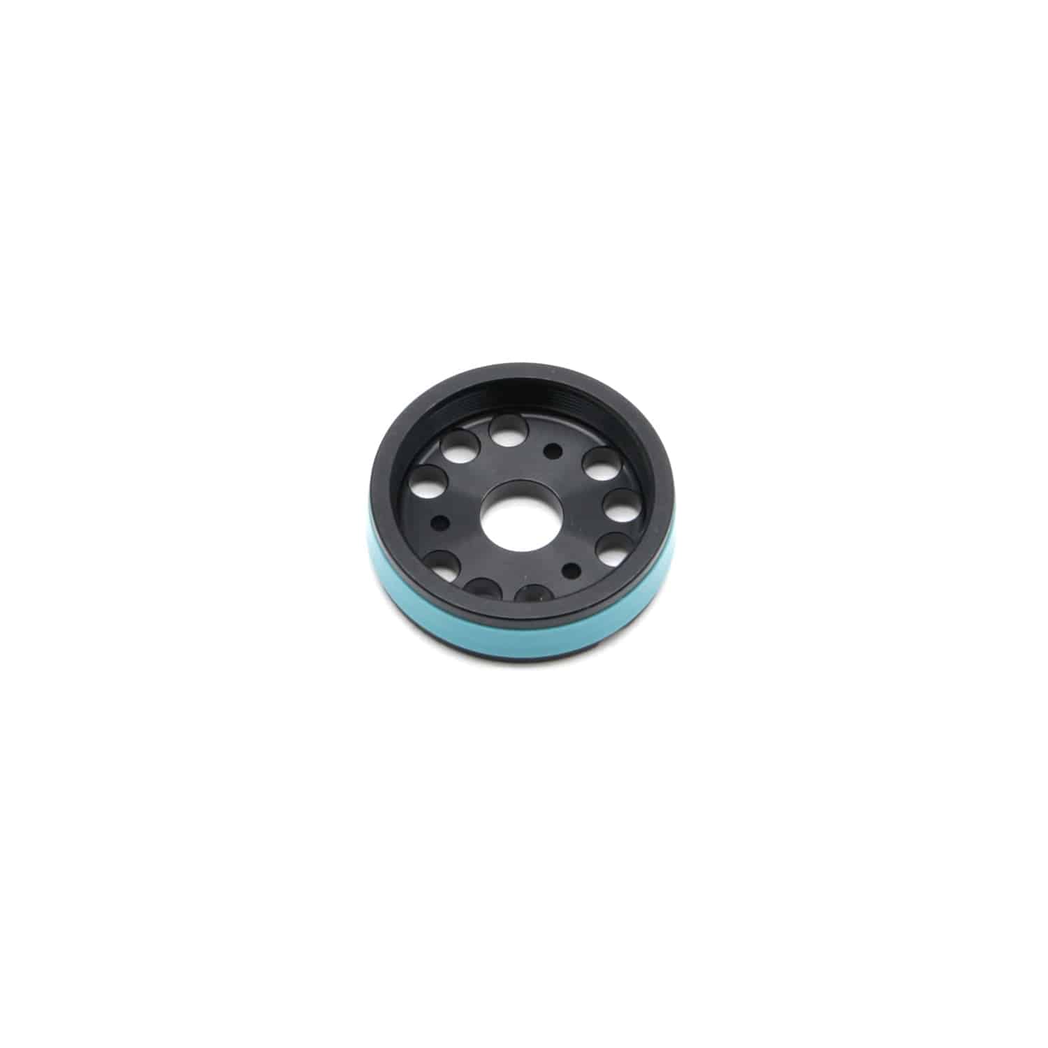 Fox Shock Float DPS piston assembly for rear shock damping, featuring anti-clunk digressive components, used in suspension systems.