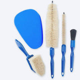 Park Tool BCB-5 professional bike cleaning brush set with ergonomic handles, ideal for workshop bike maintenance and cleaning.