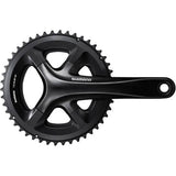 Shimano FC-RS510 double road chainset with 46/36T chainrings and 172.5mm crank arms for road bike components.