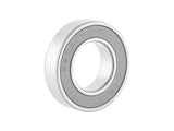 Trek full suspension sealed bearing in silver, 15x28x7mm, heavy contact bike component with precise metal construction.