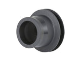 Bontrager Kovee RSL disc hub 12mm axle end cap, 110mm OLD, black, for front or rear bicycle wheel components.