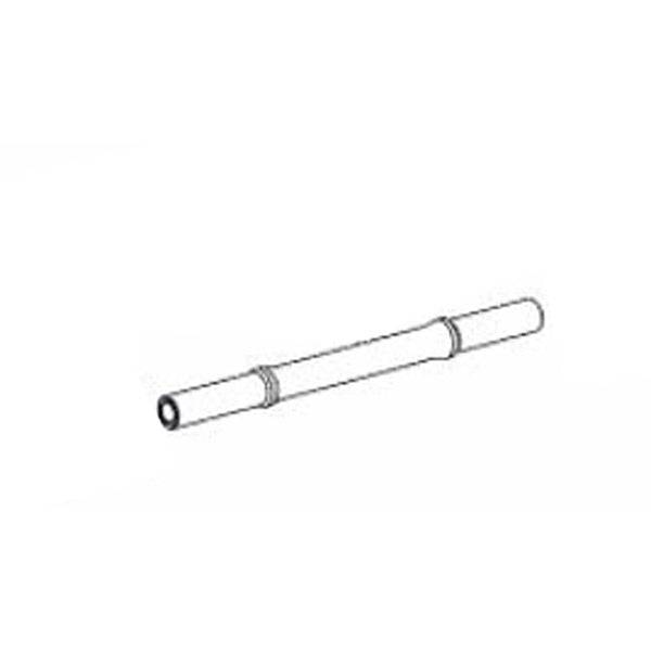 Steel rear axle for DT Swiss hubs, 130mm length, 10/71.2mm, replacement component for bike rear hubs.