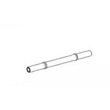 Steel rear axle for DT Swiss hubs, 130mm length, 10/71.2mm, replacement component for bike rear hubs.