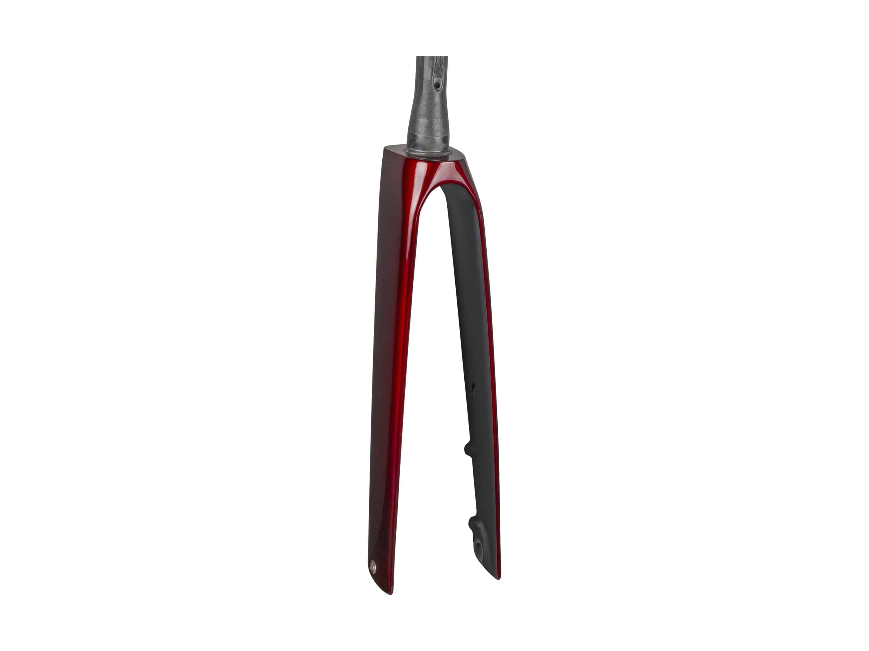 Trek Madone SL6 2024 road bike fork with 700C wheels, featuring lightweight material and precise steering for high-performance cycling.