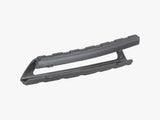 Black Trek Marlin+ chainstay protector attached to bike frame for added frame protection and durability.