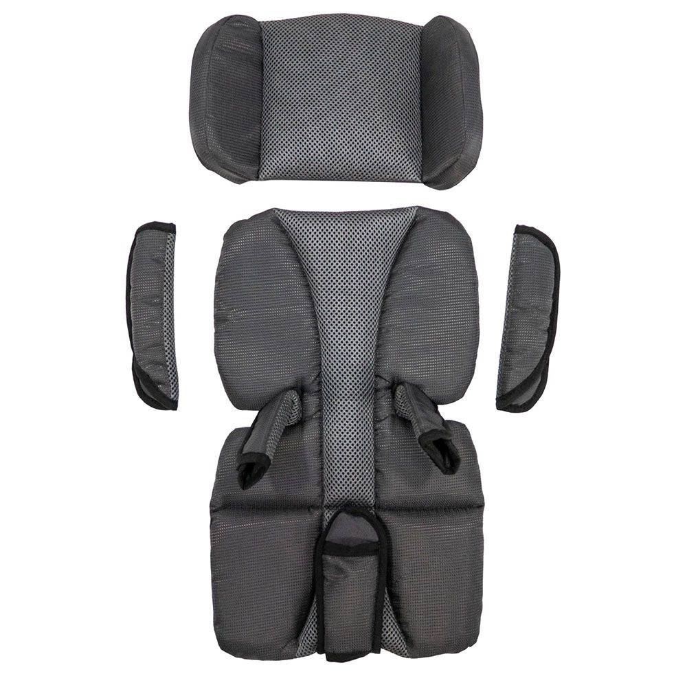 Burley Premium seat pad for child trailers with cushioned comfort and adjustable headrest, suitable for models 2016 and newer.