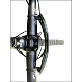 ODI Universal Enduro Bike Number Plate with adjustable offset mounting system, durable components for off-road riding.